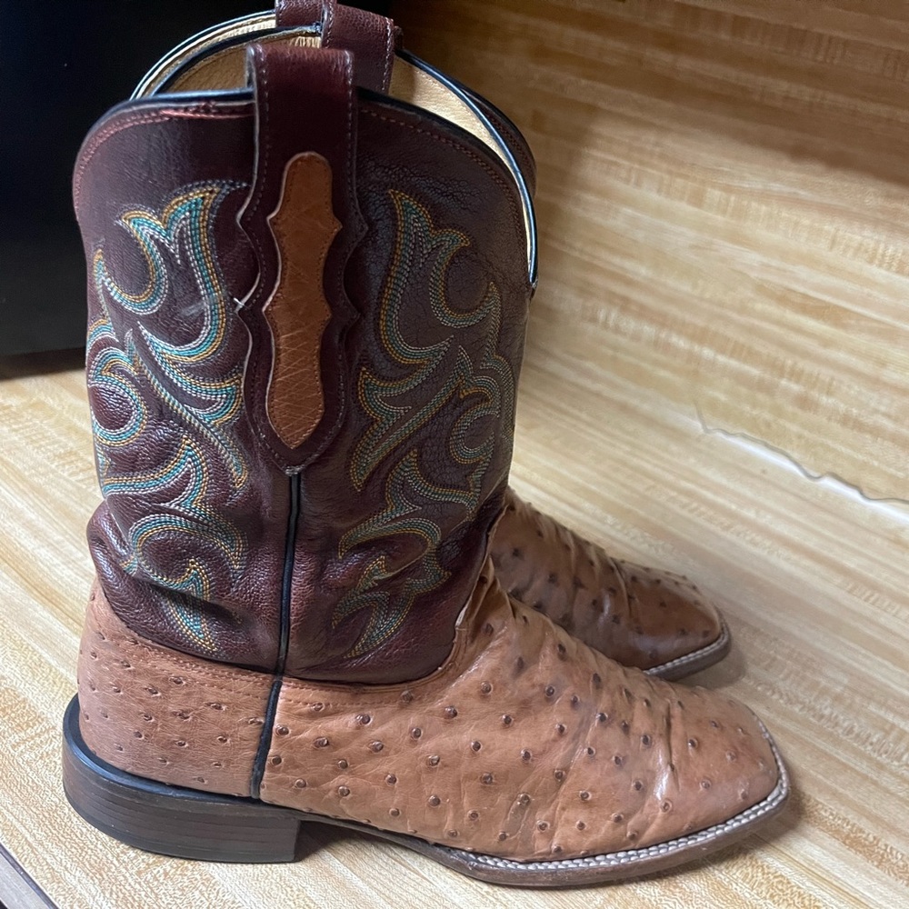 Ostrich Justin Boots